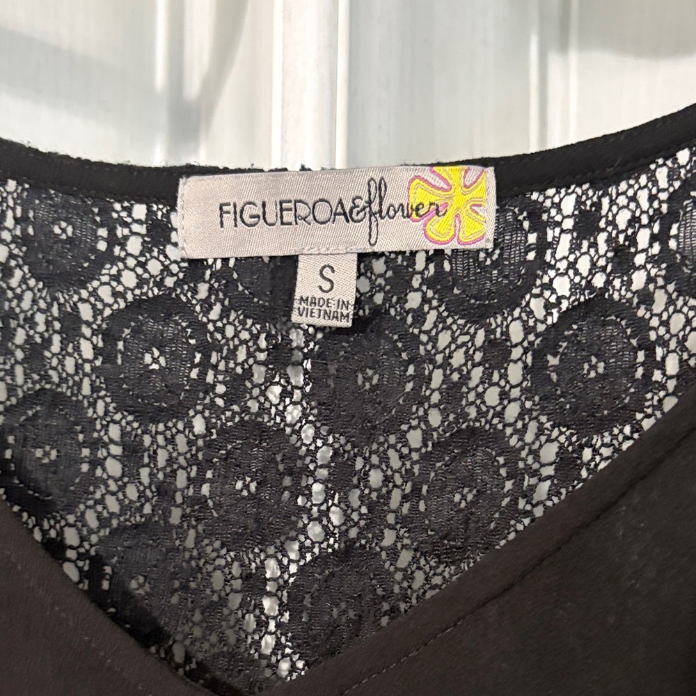 Black Lace Women's Top